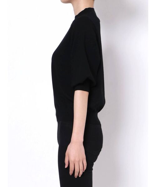 MURUA（ムルーア）の「ハーフスリーブニットトップス（ニット/セーター・レディース・ブラック/グリーン/アイボリー/モカ・FREE）」の18枚目の写真