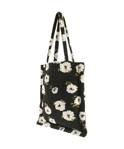 merry jenny（メリージェニー）の「fluffy pattern tote（トートバッグ・レディース・ブラック/ベージュ/その他1・FREE）」の11枚目の写真
