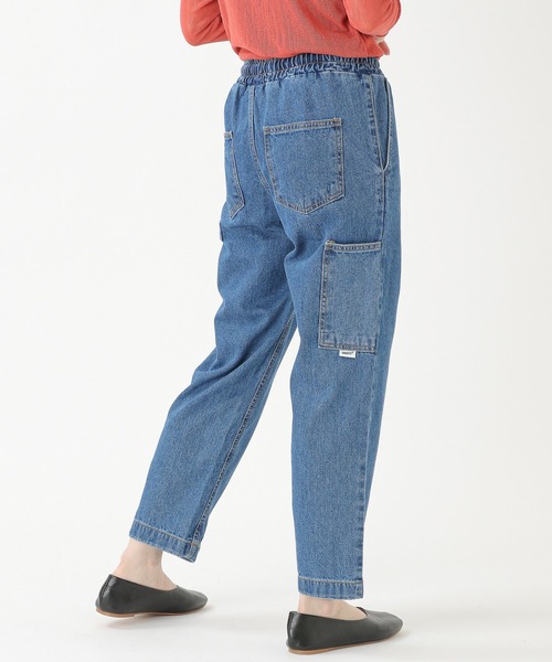 URBANDTYPE（アーバンディタイプ）の「【UNISEX】Urbandtype／DENIM bandingパンツ　2214469（デニムパンツ・レディース・ブルー・LARGE/MEDIUM）」の7枚目の写真