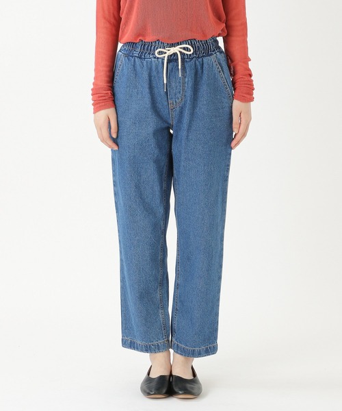 URBANDTYPE（アーバンディタイプ）の「【UNISEX】Urbandtype／DENIM bandingパンツ　2214469（デニムパンツ・レディース・ブルー・LARGE/MEDIUM）」の8枚目の写真