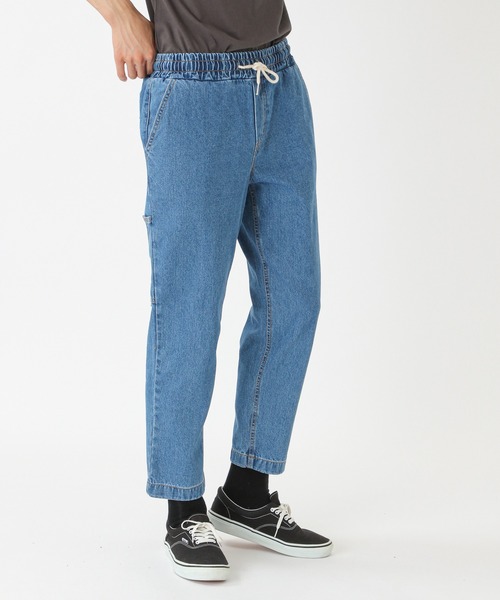 URBANDTYPE（アーバンディタイプ）の「【UNISEX】Urbandtype／DENIM bandingパンツ　2214469（デニムパンツ・レディース・ブルー・LARGE/MEDIUM）」の12枚目の写真