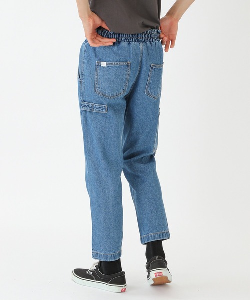 URBANDTYPE（アーバンディタイプ）の「【UNISEX】Urbandtype／DENIM bandingパンツ　2214469（デニムパンツ・レディース・ブルー・LARGE/MEDIUM）」の13枚目の写真