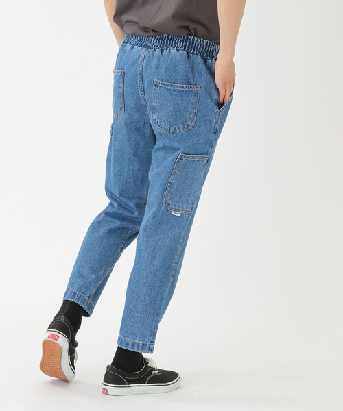 URBANDTYPE（アーバンディタイプ）の「【UNISEX】Urbandtype／DENIM bandingパンツ　2214469（デニムパンツ・レディース・ブルー・LARGE/MEDIUM）」の14枚目の写真