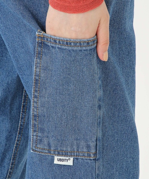 URBANDTYPE（アーバンディタイプ）の「【UNISEX】Urbandtype／DENIM bandingパンツ　2214469（デニムパンツ・レディース・ブルー・LARGE/MEDIUM）」の17枚目の写真