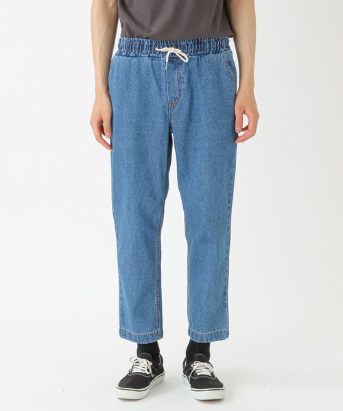 URBANDTYPE（アーバンディタイプ）の「【UNISEX】Urbandtype／DENIM bandingパンツ　2214469（デニムパンツ・レディース・ブルー・LARGE/MEDIUM）」の16枚目の写真