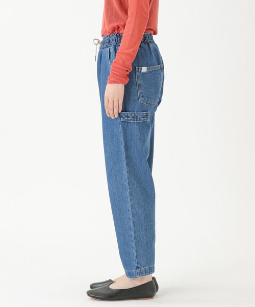 URBANDTYPE（アーバンディタイプ）の「【UNISEX】Urbandtype／DENIM bandingパンツ　2214469（デニムパンツ・レディース・ブルー・LARGE/MEDIUM）」の20枚目の写真