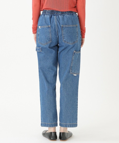 URBANDTYPE（アーバンディタイプ）の「【UNISEX】Urbandtype／DENIM bandingパンツ　2214469（デニムパンツ・レディース・ブルー・LARGE/MEDIUM）」の21枚目の写真