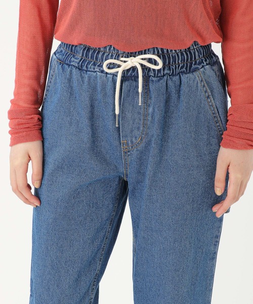 URBANDTYPE（アーバンディタイプ）の「【UNISEX】Urbandtype／DENIM bandingパンツ　2214469（デニムパンツ・レディース・ブルー・LARGE/MEDIUM）」の22枚目の写真