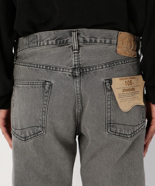 orSlow（オアスロウ）の「【orSlow】105 90'S BLACK DENIM BLEACH MEN