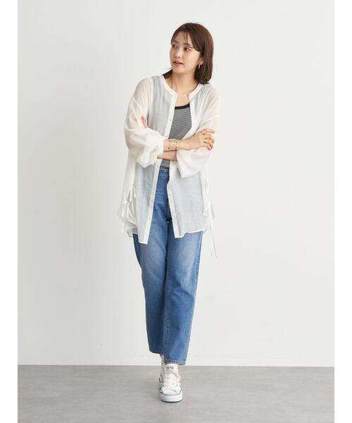 earth music&ecology（アースミュージックアンドエコロジー）の「マルチボーダータンクトップ ＊（タンクトップ・レディース・ブラック/ブラウン/グリーン/ボルドー・S/M）」の22枚目の写真