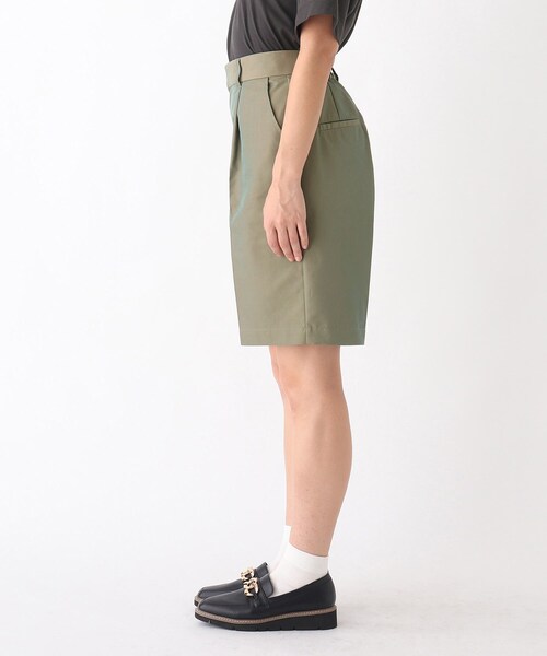 AG by aquagirl（エージーバイアクアガール）の「◆ツイル玉虫アソート1タックショートパンツ（その他パンツ・レディース・カーキ系3/ブラック・38/36）」の8枚目の写真