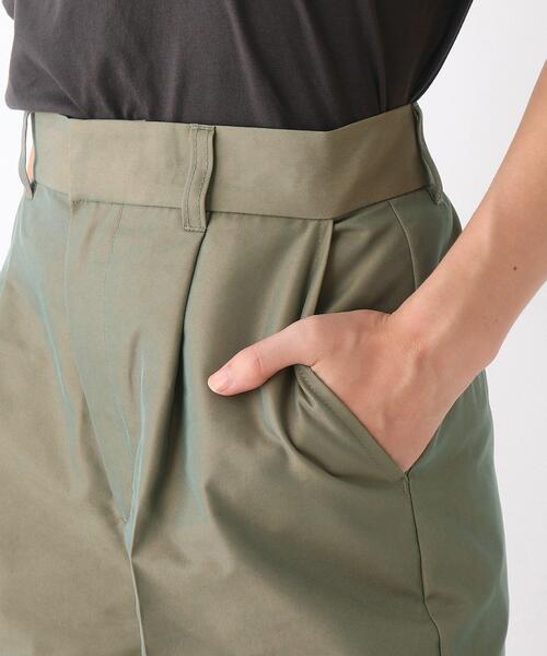 AG by aquagirl（エージーバイアクアガール）の「◆ツイル玉虫アソート1タックショートパンツ（その他パンツ・レディース・カーキ系3/ブラック・38/36）」の10枚目の写真