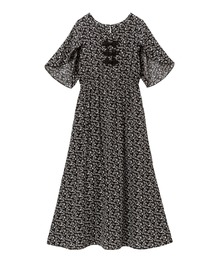 ローズ袖チャイナワンピース