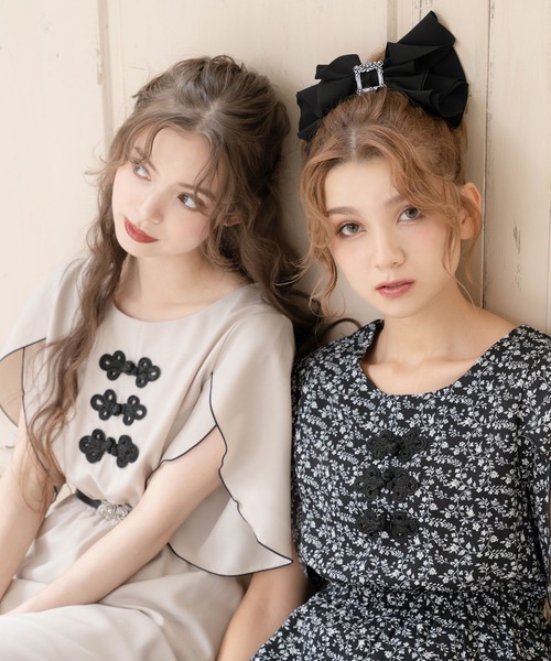 DearMyLoveRose(ディアマイラブローズ)の「ローズ袖チャイナワンピース(ワンピース・レディース・ホワイト/ブラック/ベージュ/ホワイト系その他/ブラック系その他/ベージュ系その他・MEDIUM/LARGE/X-LARGE/XX-LARGE)」の15枚目の写真