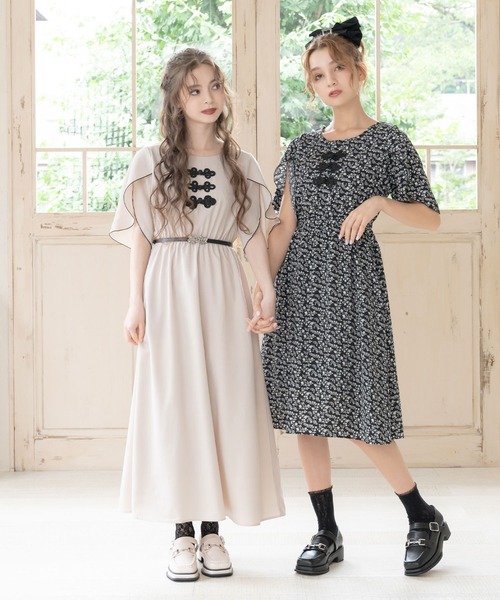DearMyLoveRose(ディアマイラブローズ)の「ローズ袖チャイナワンピース(ワンピース・レディース・ホワイト/ブラック/ベージュ/ホワイト系その他/ブラック系その他/ベージュ系その他・MEDIUM/LARGE/X-LARGE/XX-LARGE)」の11枚目の写真