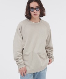 DISCUS ATHLETIC/ディスカス アスレチック オーバーサイズラグラン長袖カットソー