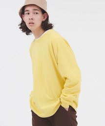 DISCUS ATHLETIC/ディスカス アスレチック オーバーサイズラグラン長袖カットソー