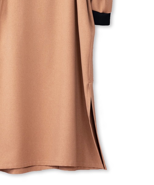 La SRIC(ラスリック)の「La SRIC / サスペンダーポロOP(ワンピース・レディース・キャメル/ダークグリーン・MEDIUM)」の11枚目の写真