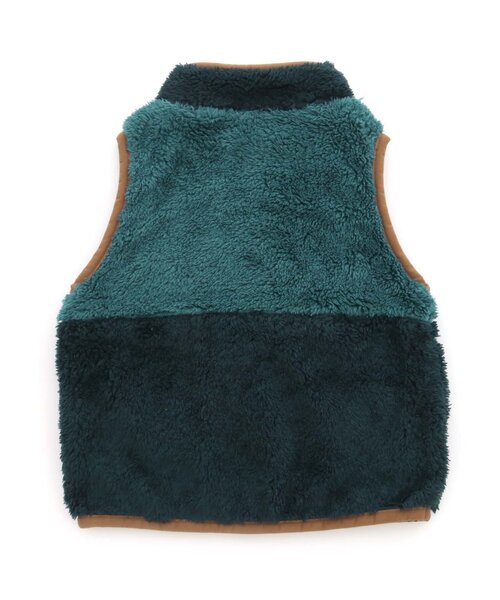 BREEZE（ブリーズ）の「WEB限定　ファーフリースベスト（ベスト・キッズ・レインボー/チャコール/アイボリー/ピンク/ブルー・150/120/130/100/90/140/110）」の8枚目の写真