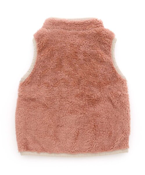 BREEZE（ブリーズ）の「WEB限定　ファーフリースベスト（ベスト・キッズ・レインボー/チャコール/アイボリー/ピンク/ブルー・150/120/130/100/90/140/110）」の12枚目の写真