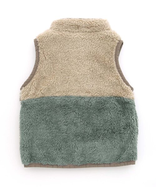 BREEZE（ブリーズ）の「WEB限定　ファーフリースベスト（ベスト・キッズ・レインボー/チャコール/アイボリー/ピンク/ブルー・150/120/130/100/90/140/110）」の13枚目の写真