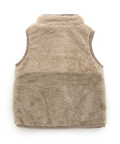 BREEZE（ブリーズ）の「WEB限定　ファーフリースベスト（ベスト・キッズ・レインボー/チャコール/アイボリー/ピンク/ブルー・150/120/130/100/90/140/110）」の21枚目の写真