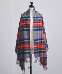 Johnstons of Elgin | ＜JOHNSTONS（ジョンストンズ）＞カシミヤ STW チェック ストール(ストール/ショール)