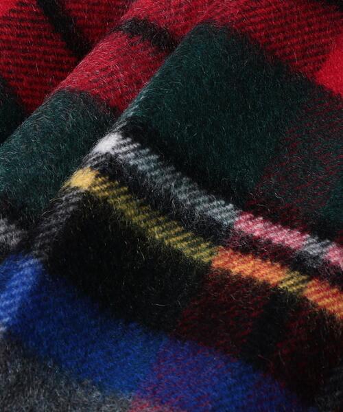 Johnstons of Elgin（ジョンストンズオブエルガン）の「＜JOHNSTONS（ジョンストンズ）＞カシミヤ STW チェック ストール（ストール/ショール・レディース・グレー/ブラック・FREE）」の7枚目の写真
