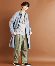 MK MICHEL KLEIN HOMME （エムケーミッシェルクランオム）の「『おしゃれデザイン』TRストームフラップロングコート（トレンチコート・メンズ）」