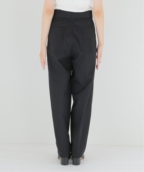 HEAR MY NAME（ヒアマイネーム）の「【HEAR MY NAME/ヒアマイネーム】タックパンツ（カーゴパンツ・レディース・ブラック/カーキ・2/1）」の9枚目の写真