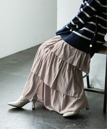 Noble | ペタルフリル ナローティアードスカート◆(スカート)