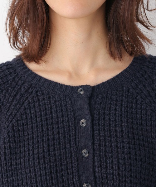 LEPSIM（レプシィム）の「5ゲージ前後着ニットプルオーバー　229722（ニット/セーター・レディース・ベージュ/ネイビー/サーモンピンク・FREE）」の6枚目の写真