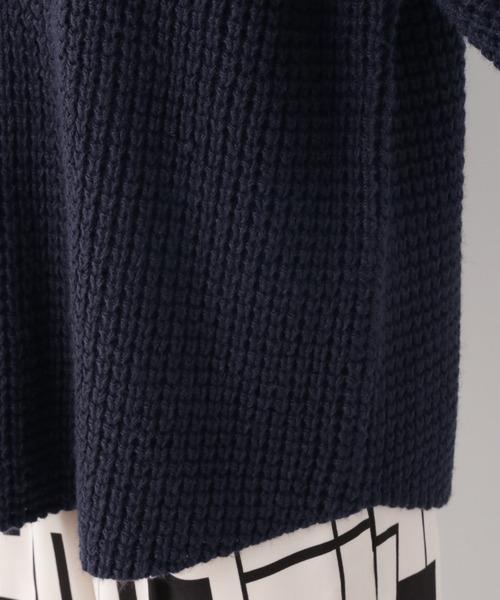 LEPSIM（レプシィム）の「5ゲージ前後着ニットプルオーバー　229722（ニット/セーター・レディース・ベージュ/ネイビー/サーモンピンク・FREE）」の19枚目の写真