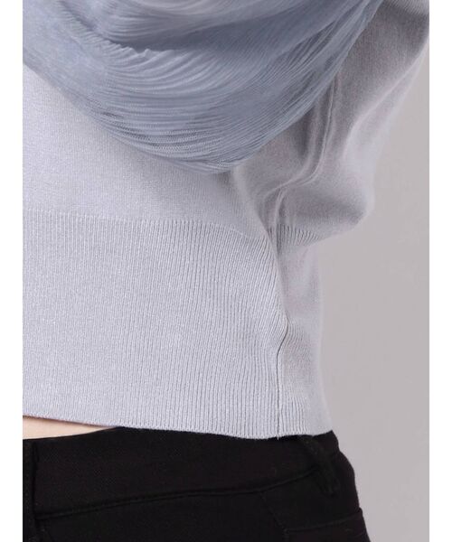 MERCURYDUO（マーキュリーデュオ）の「2WAYプリーツスリーブカーディガン（カーディガン/ボレロ・レディース・ブラウン/ブルー/アイボリー/ミント・FREE）」の16枚目の写真