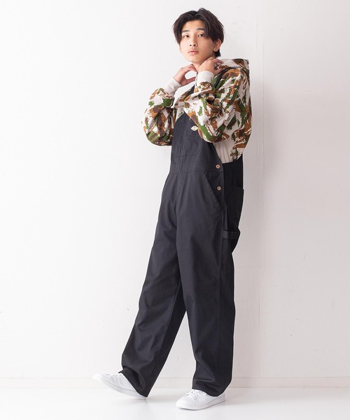 Dickies(ディッキーズ)の「【DICKIES/ディッキーズ】オーバーオール 1410-2781(サロペット/オーバーオール・メンズ・オフホワイト/ブルー/ブラック/ネイビー・SMALL/LARGE/MEDIUM)」の2枚目の写真