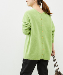 Liesse（リエス）の「アンゴラクルーネック2WAYカーディガン