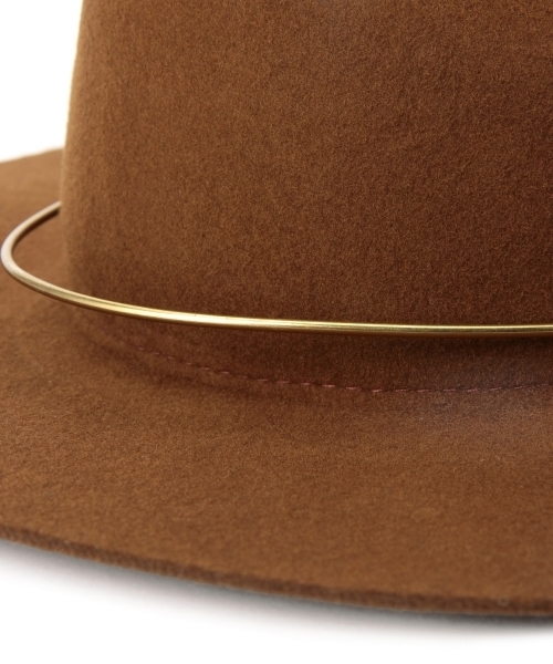 Ray BEAMS（レイビームス）の「Janessa Leone / "SAVOY" ハット（ハット・レディース・ライトブラウン・ONE SIZE）」の13枚目の写真