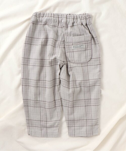 apres les cours（アプレレクール）の「イロドリチェックリンクパンツ 9分丈（その他パンツ・キッズ・ベージュ/ブラウン/チャコール/アイボリー・130/140/100/90/120/110/80）」の6枚目の写真