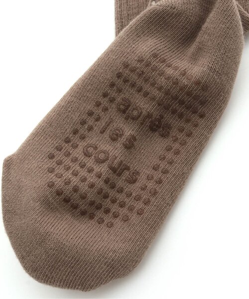 apres les cours(アプレレクール)の「サイドラインお花タイツ(タイツ/ストッキング・キッズ・ベージュ/アイボリー/グレー・140/110/120/100/90)」の16枚目の写真