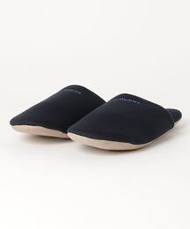 SCRIPT EMBROIDERY SLIPPERS