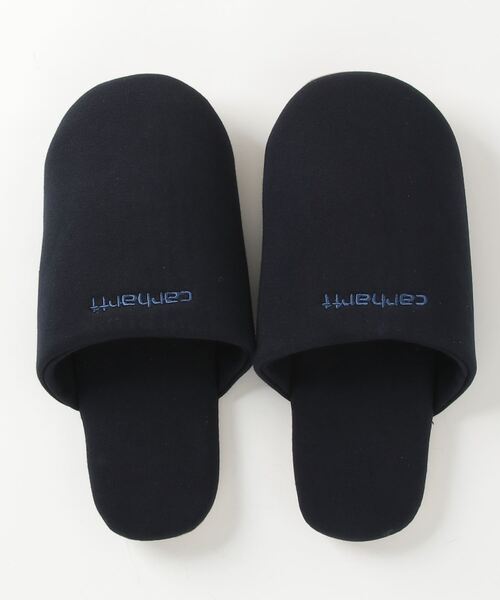 Carhartt WIP(カーハートダブリューアイピー)の「SCRIPT EMBROIDERY SLIPPERS(サンダル・メンズ・ダークネイビー/カモフラージュ・LARGE/MEDIUM)」の5枚目の写真