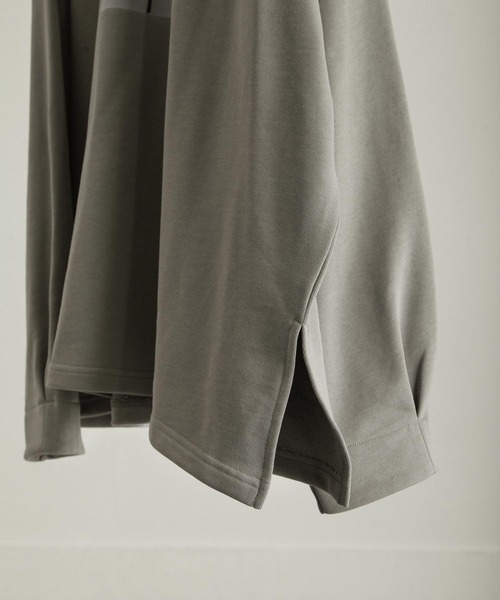 NILWAY（ニルウェイ）の「モードグラフィックオーバーサイズハイネックスウェット（スウェット・メンズ・ライトグレー系/ライトグレー系1/グレー系/グレー系1/ブルー系/ブルー系1・MEDIUM/LARGE）」の14枚目の写真