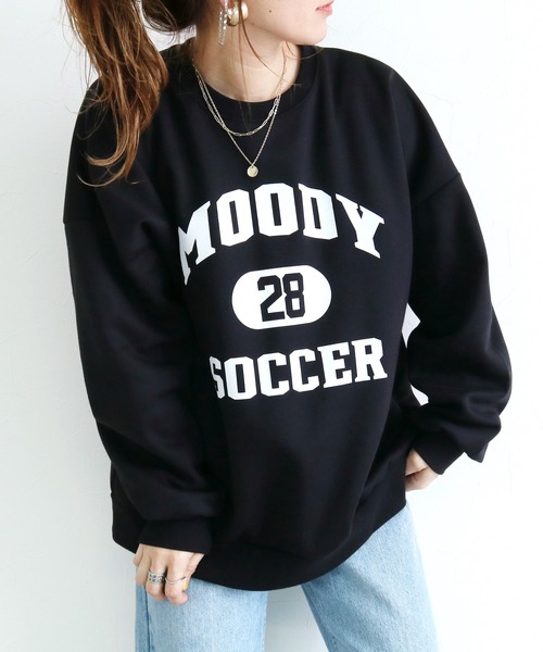 reca（レカ）の「裏起毛ロゴスウェット（スウェット・レディース・ブラック/グレー/オートミール/グレー系その他・FREE）」の3枚目の写真