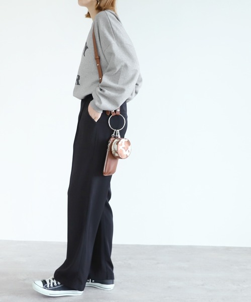 reca（レカ）の「裏起毛ロゴスウェット（スウェット・レディース・ブラック/グレー/オートミール/グレー系その他・FREE）」の7枚目の写真