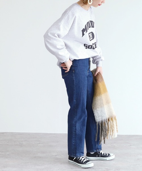 reca（レカ）の「裏起毛ロゴスウェット（スウェット・レディース・ブラック/グレー/オートミール/グレー系その他・FREE）」の8枚目の写真