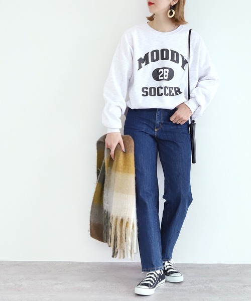 reca（レカ）の「裏起毛ロゴスウェット（スウェット・レディース・ブラック/グレー/オートミール/グレー系その他・FREE）」の22枚目の写真