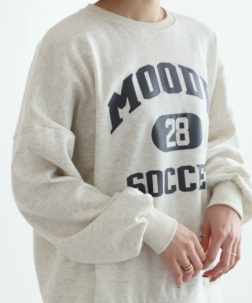 reca（レカ）の「裏起毛ロゴスウェット（スウェット・レディース・ブラック/グレー/オートミール/グレー系その他・FREE）」の17枚目の写真