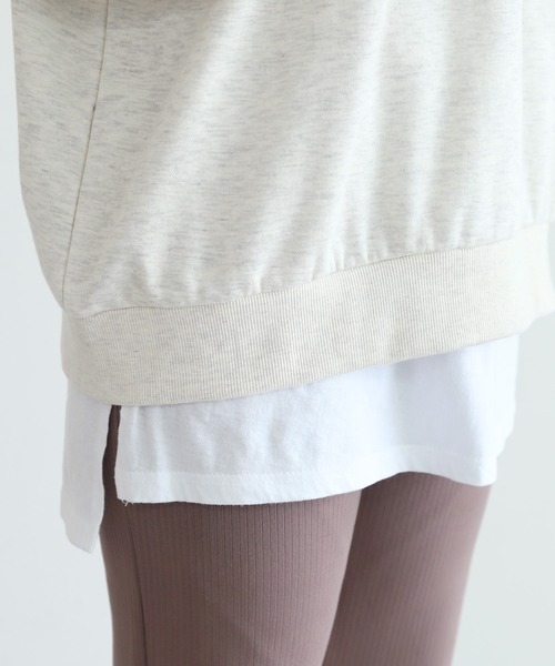 reca（レカ）の「裏起毛ロゴスウェット（スウェット・レディース・ブラック/グレー/オートミール/グレー系その他・FREE）」の14枚目の写真