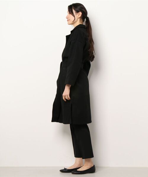 RUUX(ルーフ)の「ロング丈 チェスターコート(チェスターコート・レディース・ブラック/カーキ・MEDIUM/LARGE/X-LARGE/XX-LARGE/XXX-LARGE)」の4枚目の写真