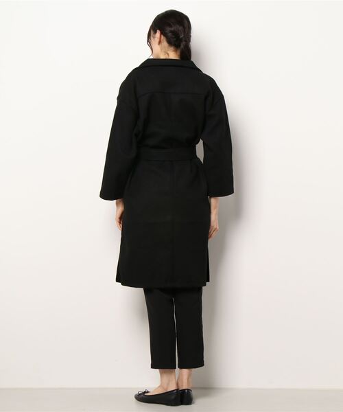 RUUX(ルーフ)の「ロング丈 チェスターコート(チェスターコート・レディース・ブラック/カーキ・MEDIUM/LARGE/X-LARGE/XX-LARGE/XXX-LARGE)」の5枚目の写真